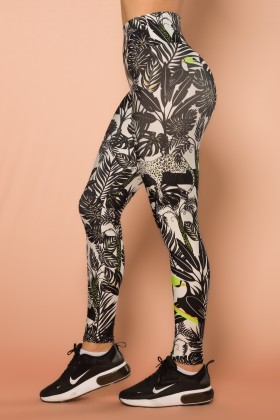 Calça legging com sales detalhes