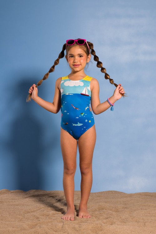 Body Maiô Infantil Engana Mamãe Estampa  E297