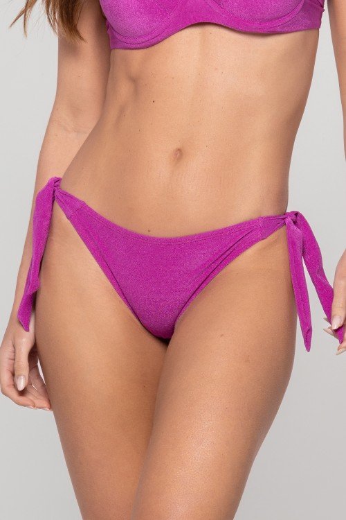 Calcinha Biquini De Amarrar Roxo Escuro