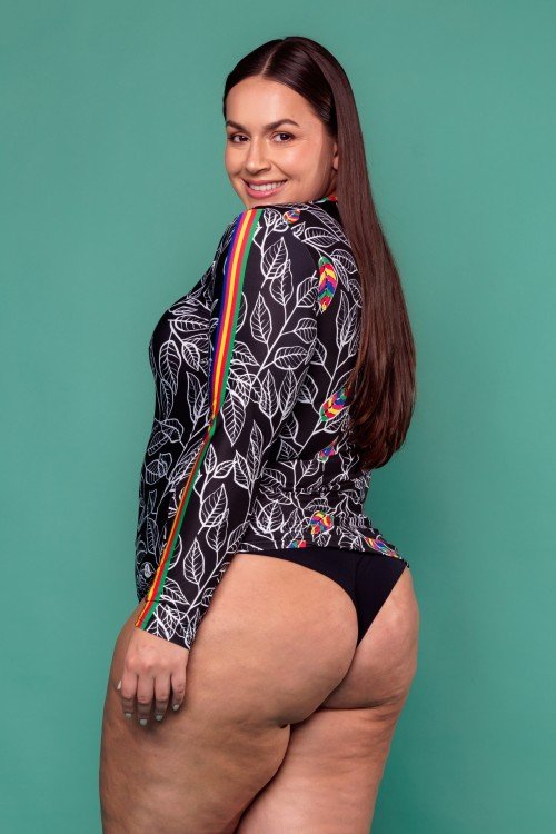 Blusa com Proteção UV50+ Estampa Viva