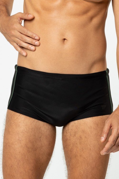 Sunga Listras Laterais Preto