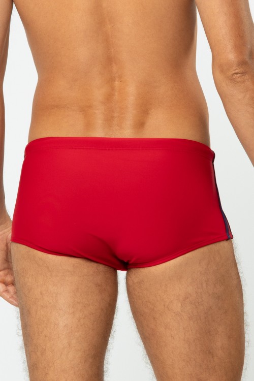 Sunga Listras Laterais Vermelho