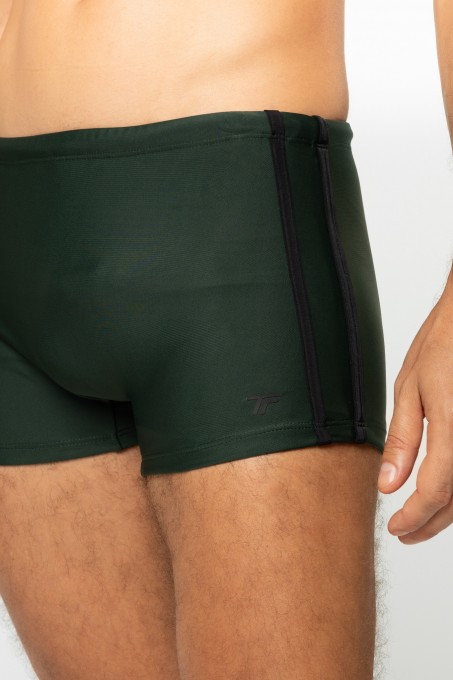 Sunga Boxer Listras Laterais Verde