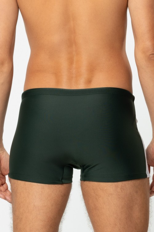 Sunga Boxer Recortes nas Laterais Verde