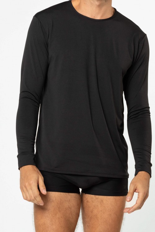 Blusa com Proteção UV50+ Preta Masculina