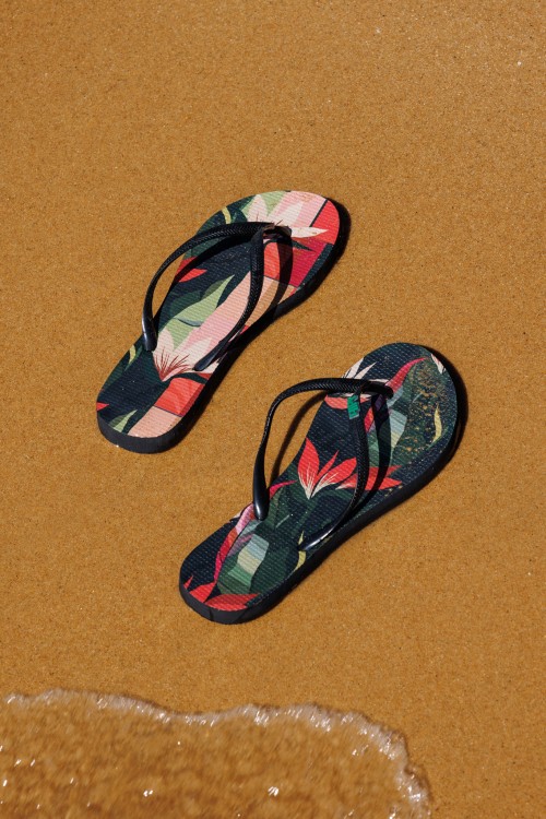 Chinelo Estampa Botânica