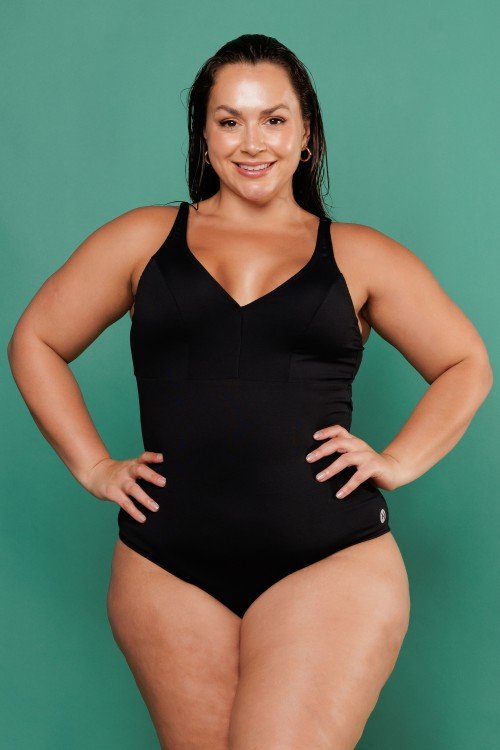 Body Maiô Sustentação Preto