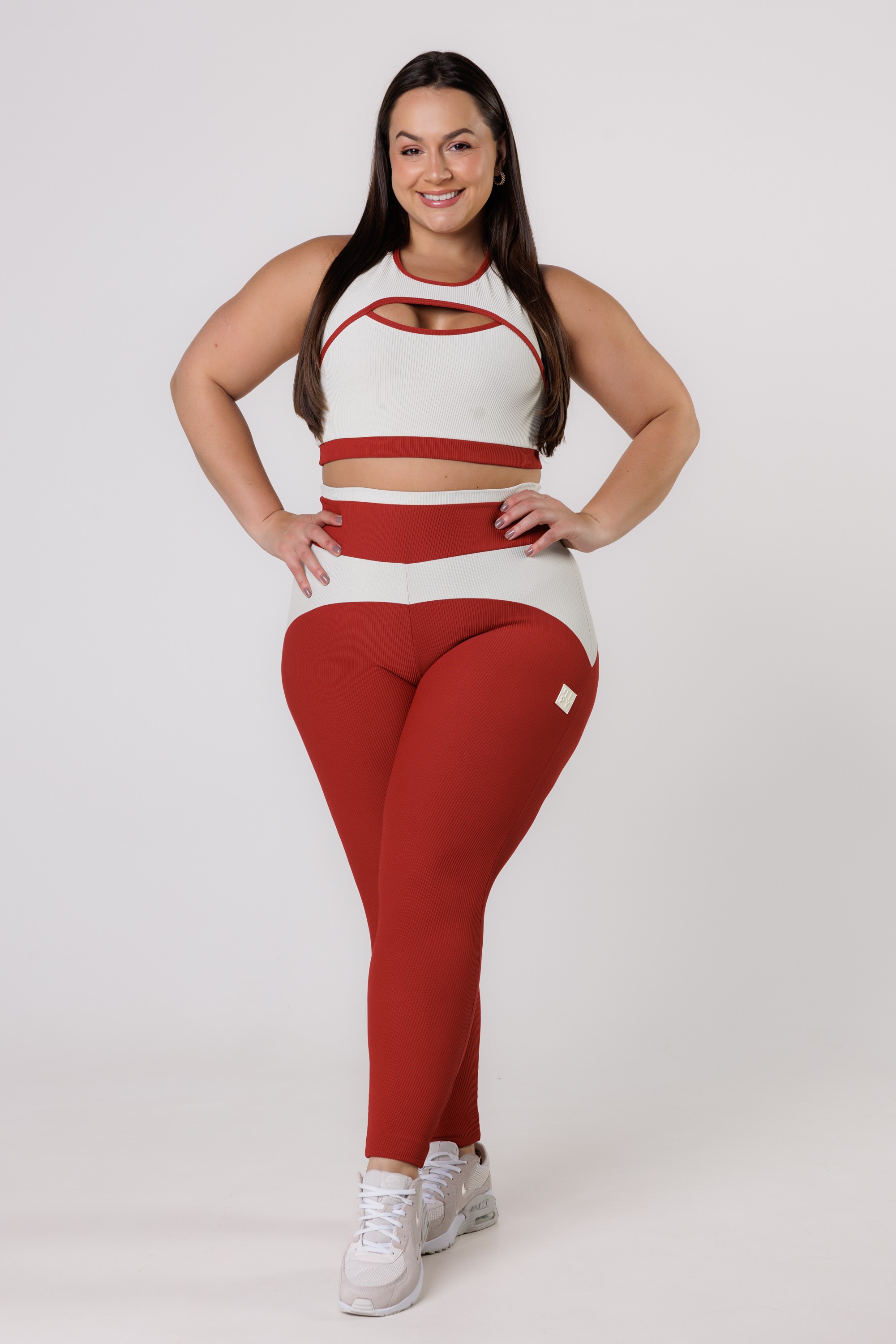 Calça Legging Recorte Comfy Cereja - Hipy