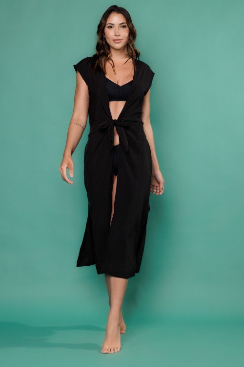 KAFTAN MIDI PRETO