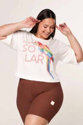 Blusa Cropped Ampla