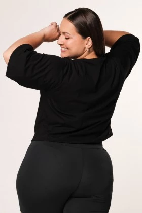 Blusa Cropped Ampla