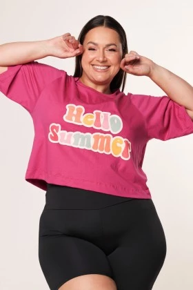 Blusa Cropped Ampla