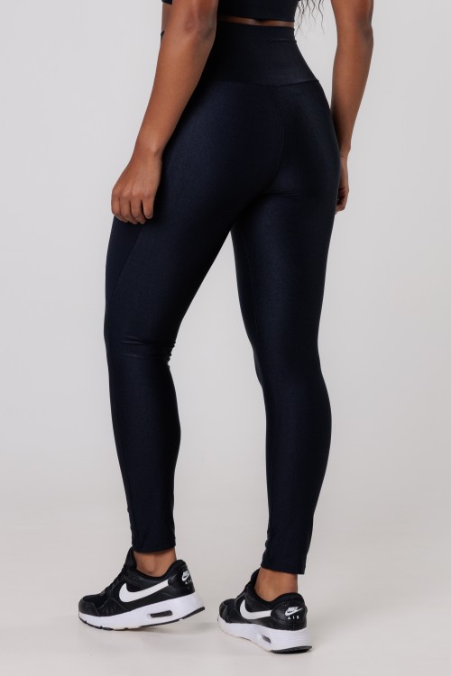 Calça Legging com Bolso Shine Preta