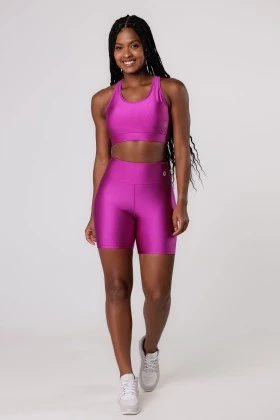 Bermuda Fitness Básica Fúcsia
