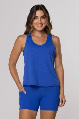 Regata Dry Fit Azul