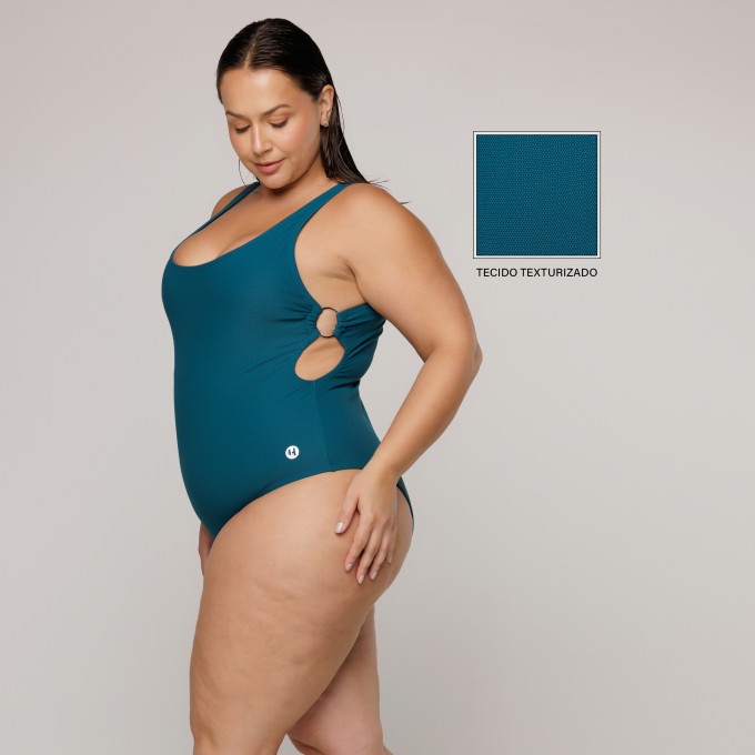 Body Maiô Argola Lateral Verde Musgo
