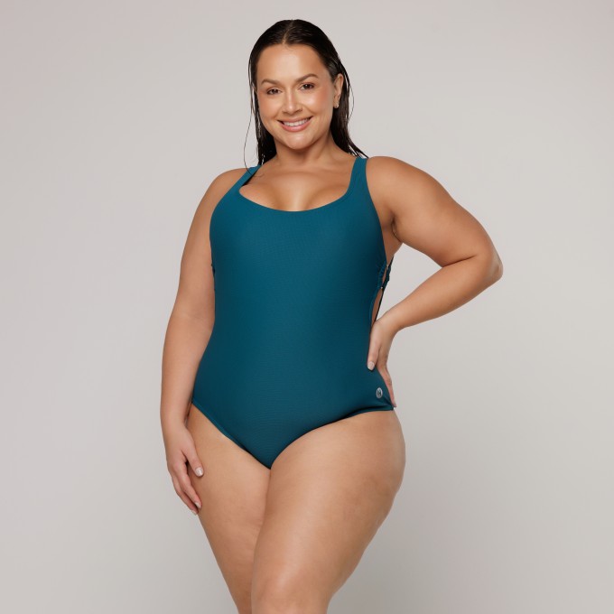 Body Maiô Argola Lateral Verde Musgo
