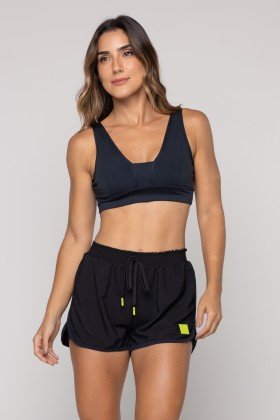 Short Beach Sport Preto
