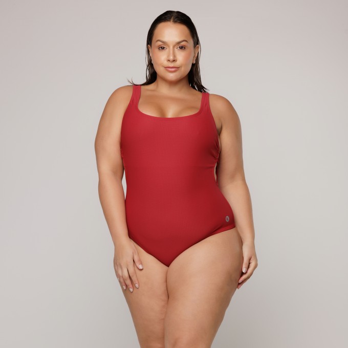 Body Maiô Argola Lateral Rubro