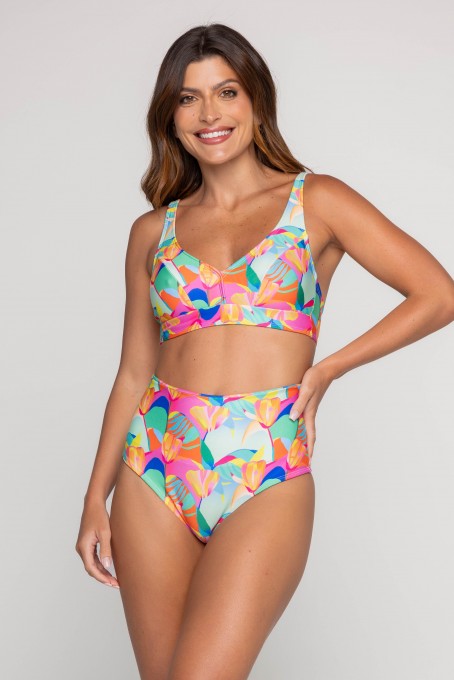 Calcinha Biquini Hot Pant Estampa Solar