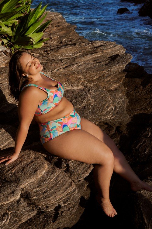 Calcinha Biquini Hot Pant Estampa Solar