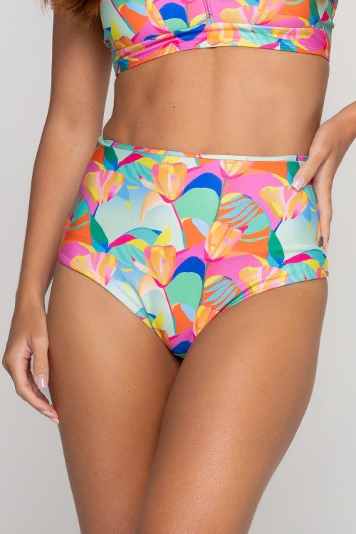 Calcinha Biquini Hot Pant Estampa Solar