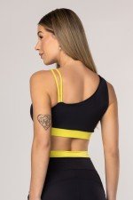 Top Fitness Assimétrico Verde Lima