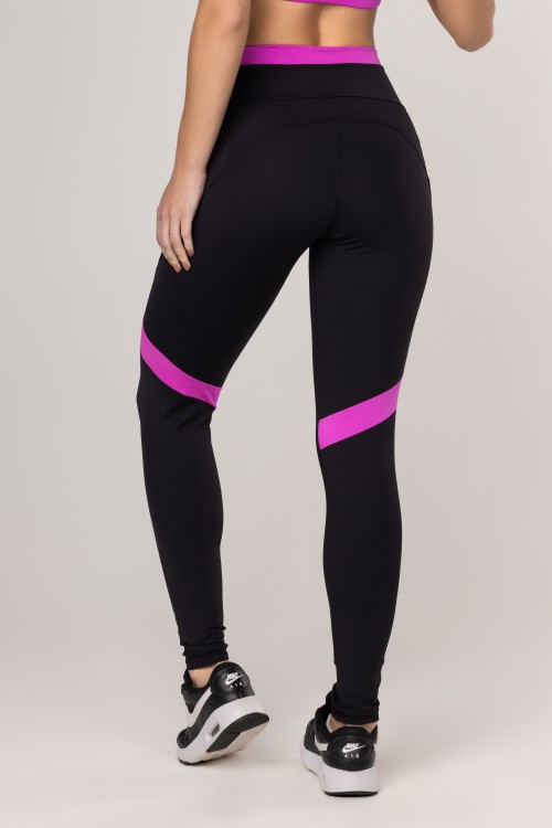 Calça Legging com Bolso Preta