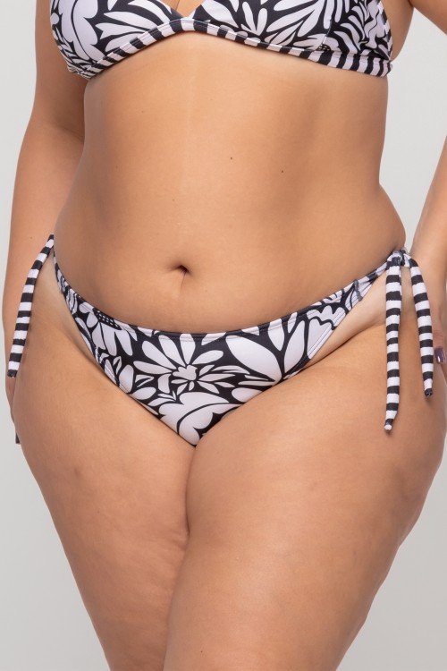 Calcinha Lacinho Estampa Orgânico