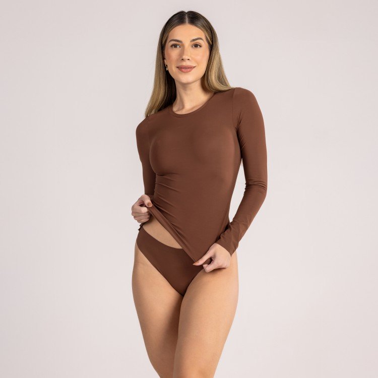 Blusa Segunda Pele Capuccino