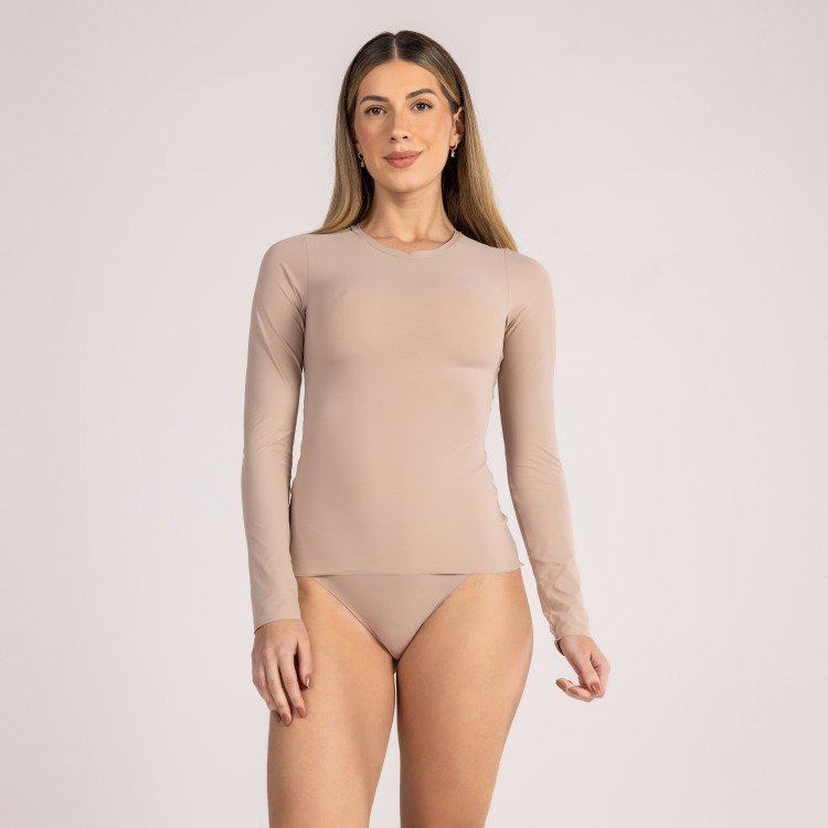 Blusa Segunda Pele Chocolate