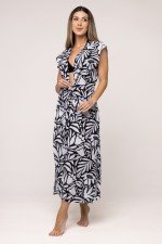 Kaftan Midi Com Estampa Orgânico