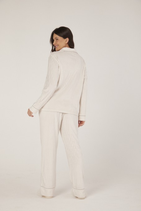 Pijama Fleece com Botões
