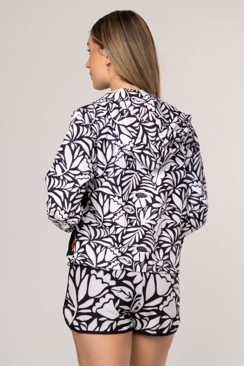 Casaco Corta Vento Estampa Orgânica