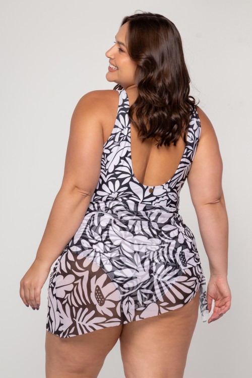 Maiô Sainha 2 em 1 Estampa Orgânico