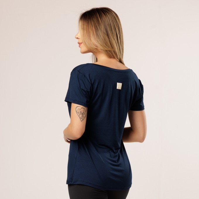 Blusa Viscose Manga Curta AZ.MARINHO