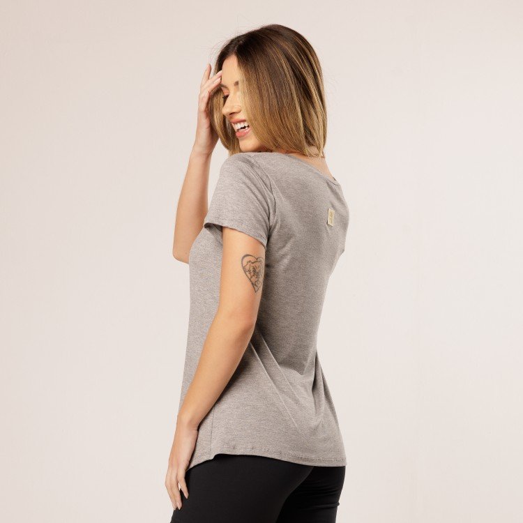 Blusa Viscose Manga Curta CZ.MESCLA