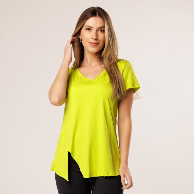 Blusa Viscose Manga Curta VD.LIMA