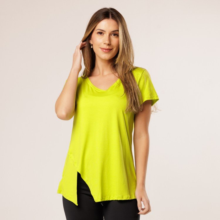 Blusa Viscose Manga Curta VD.LIMA