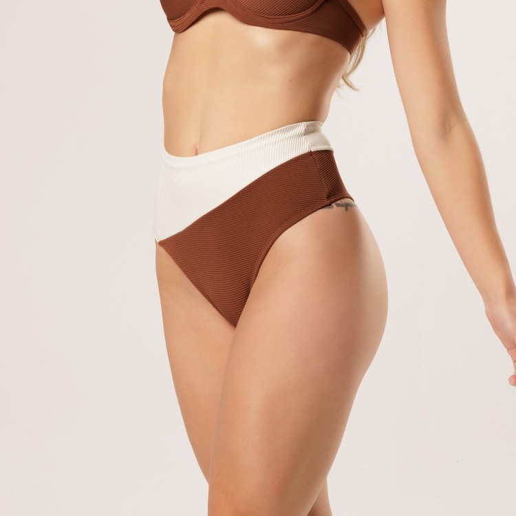 Calcinha Biquini Comfy Hot Pant Bicolor