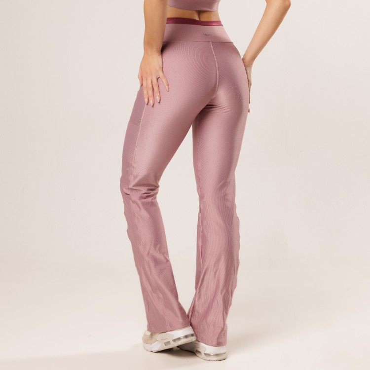 Calça Bailarina com Forro e Zero Transparência Bicolor