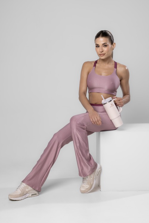 Calça Bailarina com Forro e Zero Transparência Bicolor