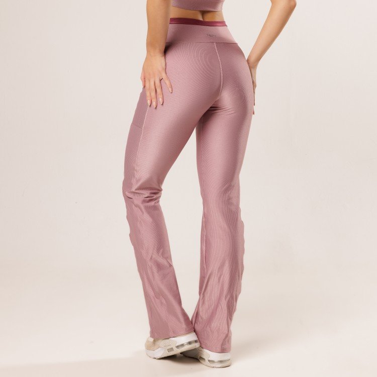 Calça Bailarina com Forro e Zero Transparência Bicolor