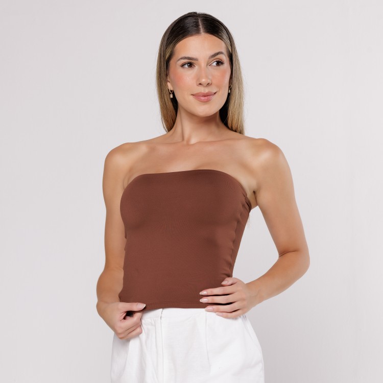 Blusa Tomara Que Caia Capuccino