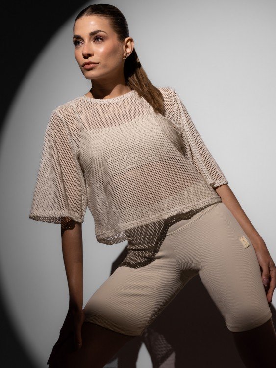 Blusa Cropped Tela Off