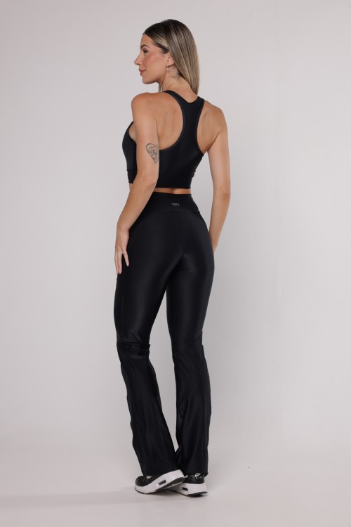 Calça Bailarina com Forro e Zero Transparência Preto