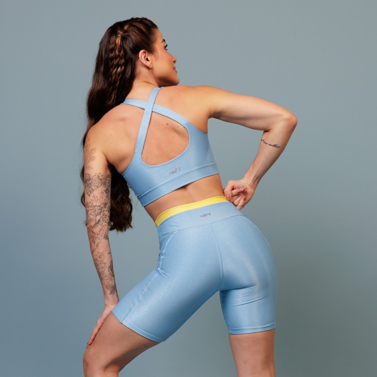 Bermuda com Forro e Zero Transparência Bicolor