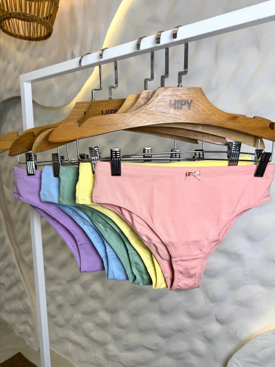 Kit com 5 Calcinhas Cores Variadas