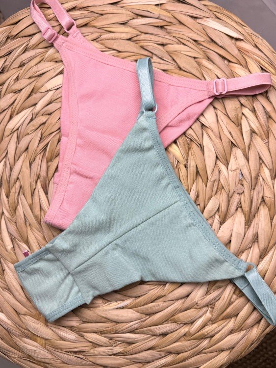 Kit com 2 Calcinhas Cores Variadas