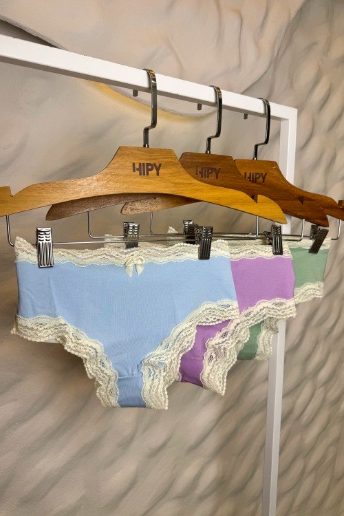 Kit com 3 Calcinhas Cores Variadas